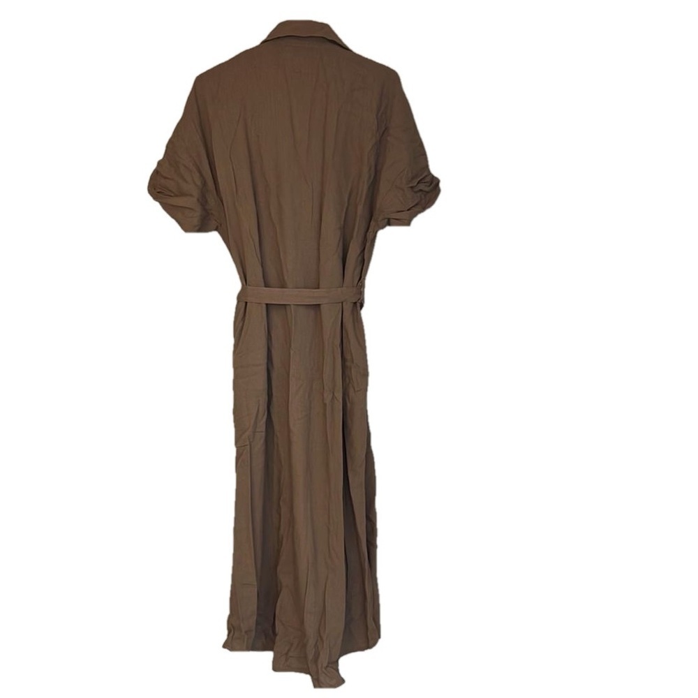 NWT Ricki’s Linen Shirtdress with Roll Sleeves - Picture 11 of 12